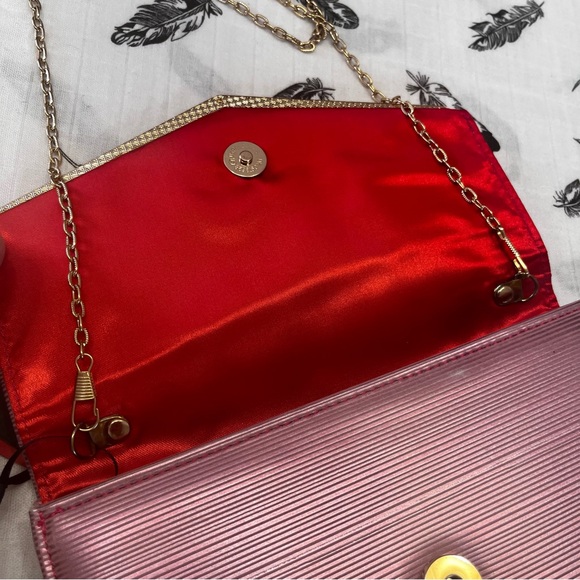 Pink Ribbed Kate Appleby Purse - Picture 7 of 14